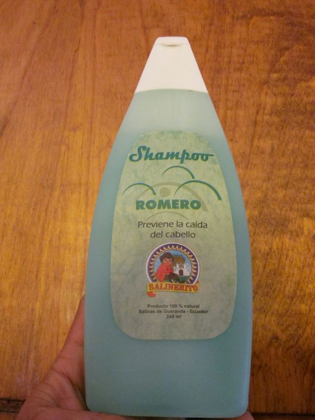 "The Salinerito" Rosemary herbal shampoo made in Salinas.
